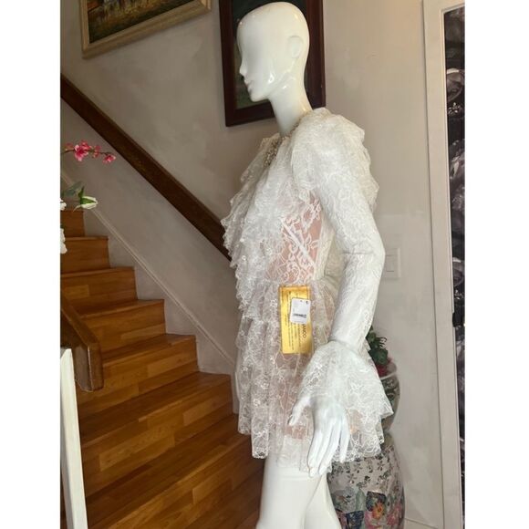 Free People BRONX & BANCO Rebecca Blanc Mini Dress - Picture 6 of 9